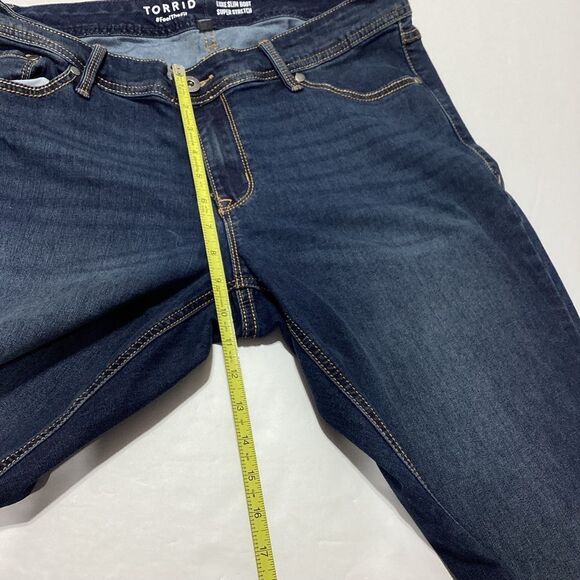 Torrid Jeans Luxe Slim Boot Super Stretch Torrid Feel The Fit 14R - Picture 11 of 11